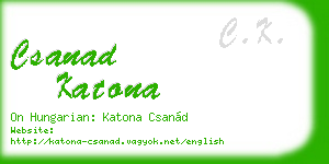 csanad katona business card
